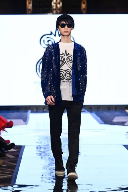 Image of MENS SEQUINS CARDIGAN 