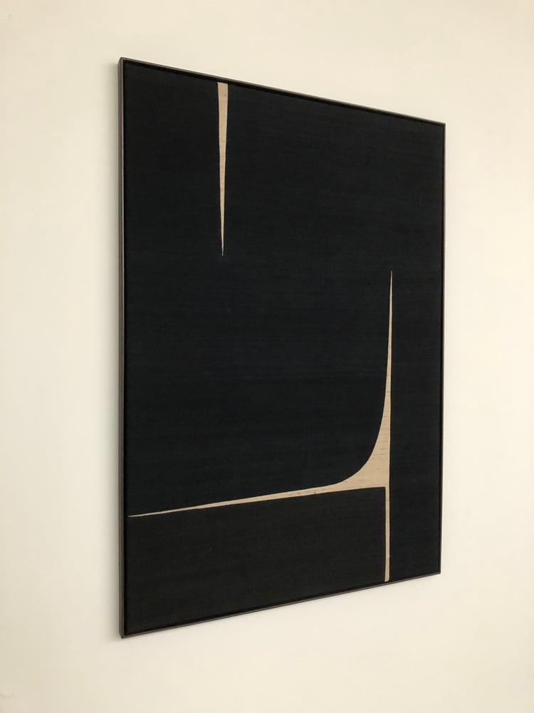 Image of abstract silk composition (black)