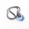 One of a Kind Blue Marble Mooring Necklace