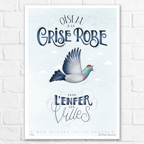 Image of Oiseau à la grise robe