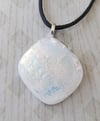 Blobby White Dichroic Pendant
