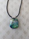 Asymmetrical Colorful Dichroic Pendant