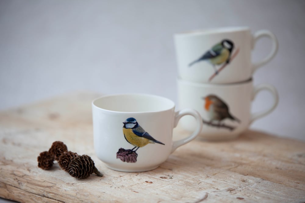 Image of Tekopp med kjøttmeis