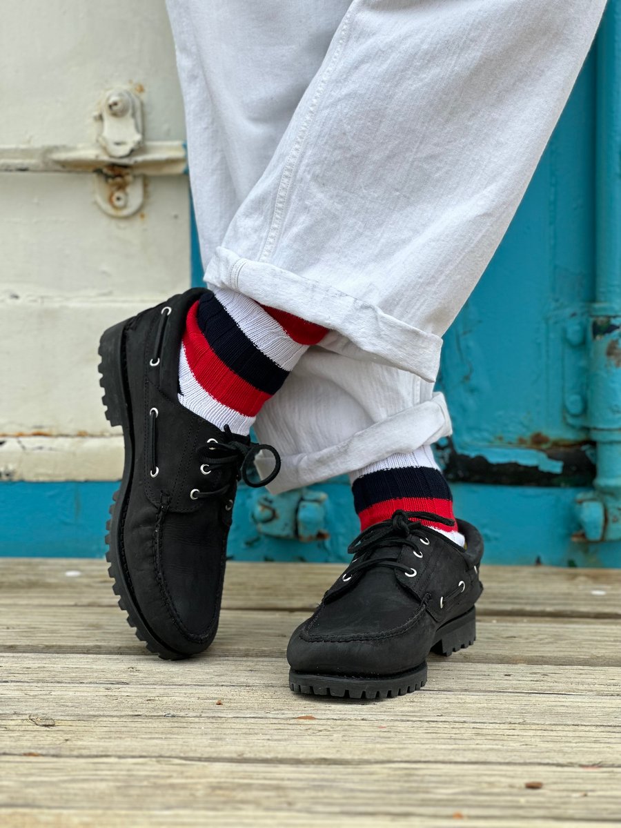 THE DECK SOCK (ADRIATIC HOOPS) AWMS