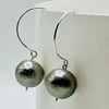 Cotton Pearl Earring GREY