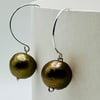 Cotton Pearl Earring BRONZE