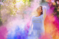 Image 1 of Blessed gold womens t-shirt 