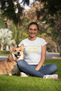 Image 2 of Blessed gold womens t-shirt 