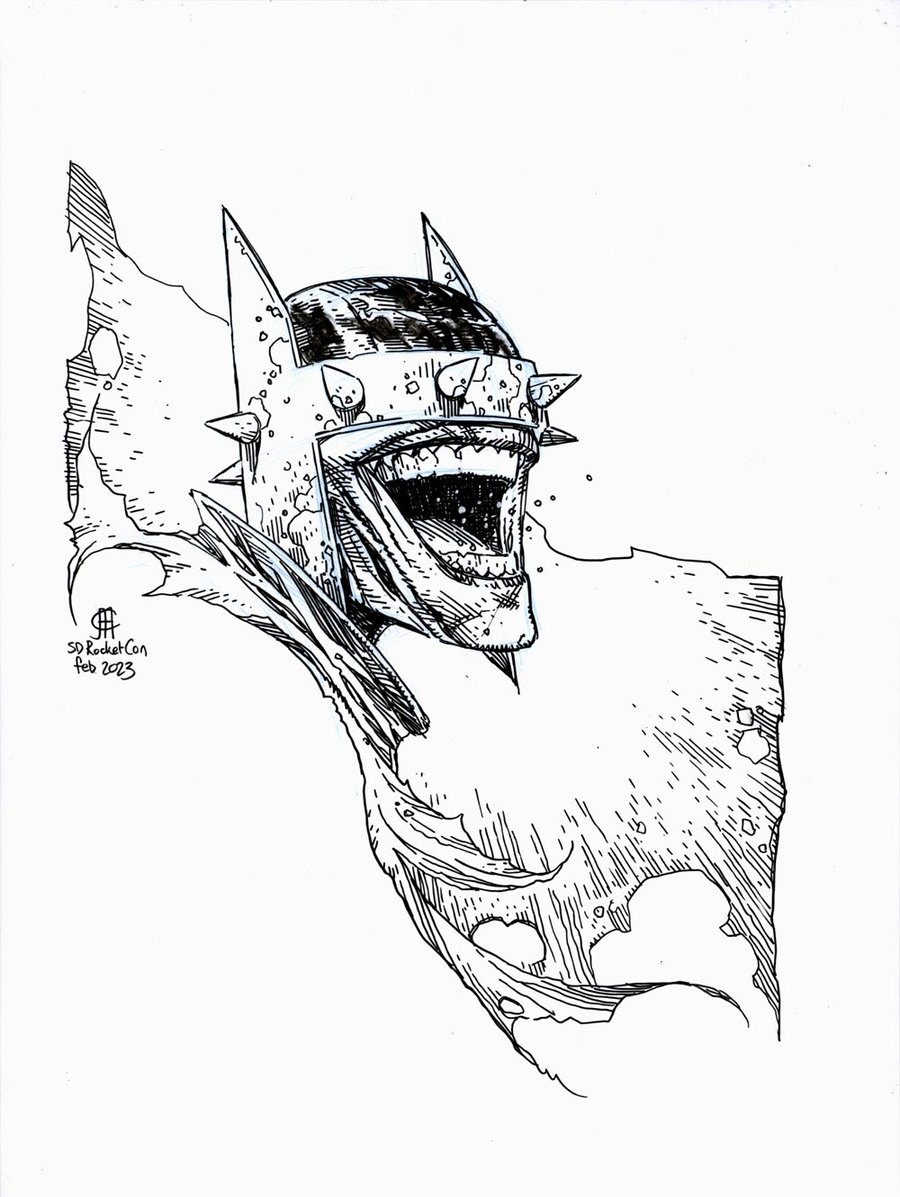 Image of BATMAN WHO LAUGHS Sketch