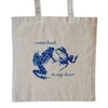 Blue Frogs in Love Tote