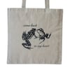 Black Frogs in Love Tote