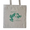 Green Frogs in Love Tote