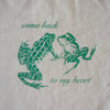 Green Frogs in Love Tote