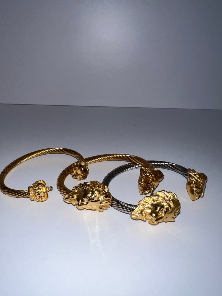 Image of Luxury Lion Cuffs 