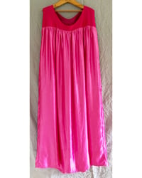 Image 1 of Bodice Gown in Hot Pink Silk Charmeuse
