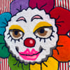 Clown Flower Tufted Wall Hanging