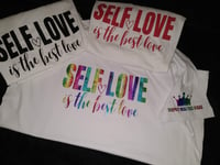 Image 1 of RAINBOW 🌈 PRIDE SELF LOVE TEES