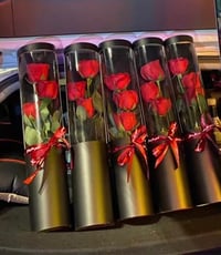 Image 2 of Light up Rose Cylinder