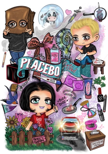 Image of Placebo Album Collages (x4 OPTIONS)
