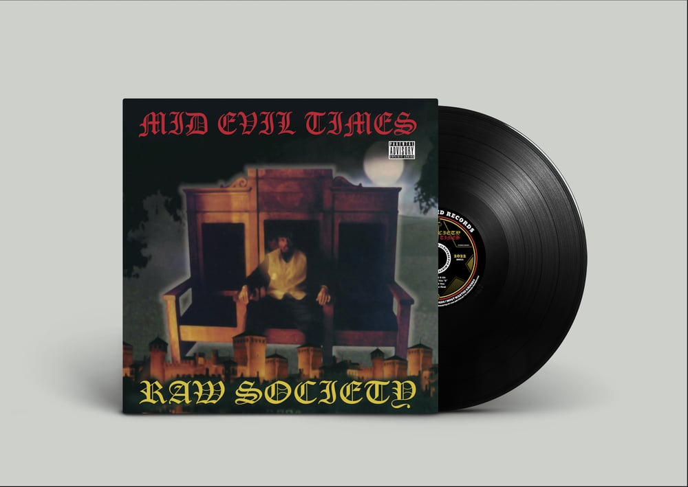 Image of LP: Raw Society - Mid Evil Times 1997-2022 REISSUE (St Louis, MO)