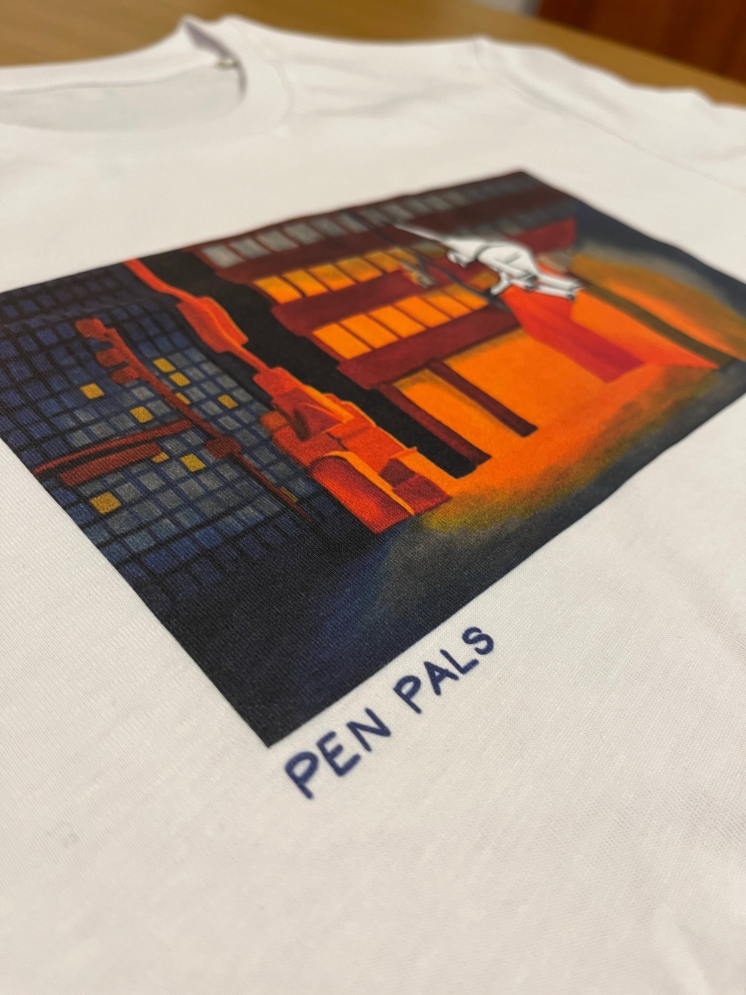 Image of Pen Pals - Tiago shirt (DTG printed) - charity fundraiser for PAPYRUS