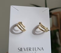 Image 1 of C shape earrings  c形几何耳饰