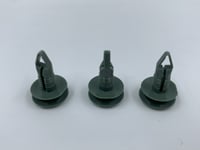 Image 2 of New Pao A-pillar fixings in 'olive grey' (green)