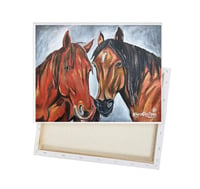 Image 1 of Horses Canvas Print