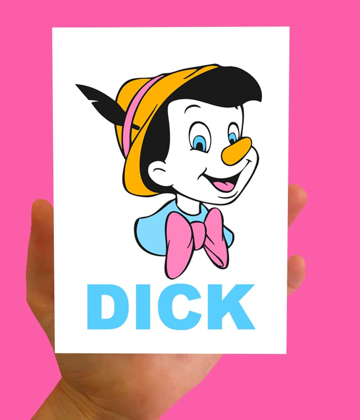 Image of Dick Postcard