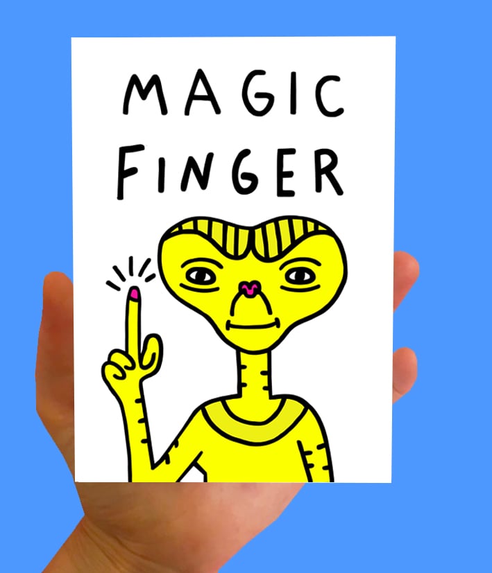 Image of Finger Postcard 