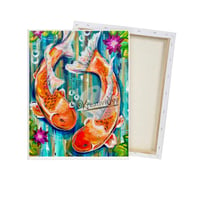 Image 1 of Coi Fish Canvas Print