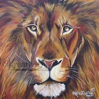 Image 1 of Fearless King Original Painting 