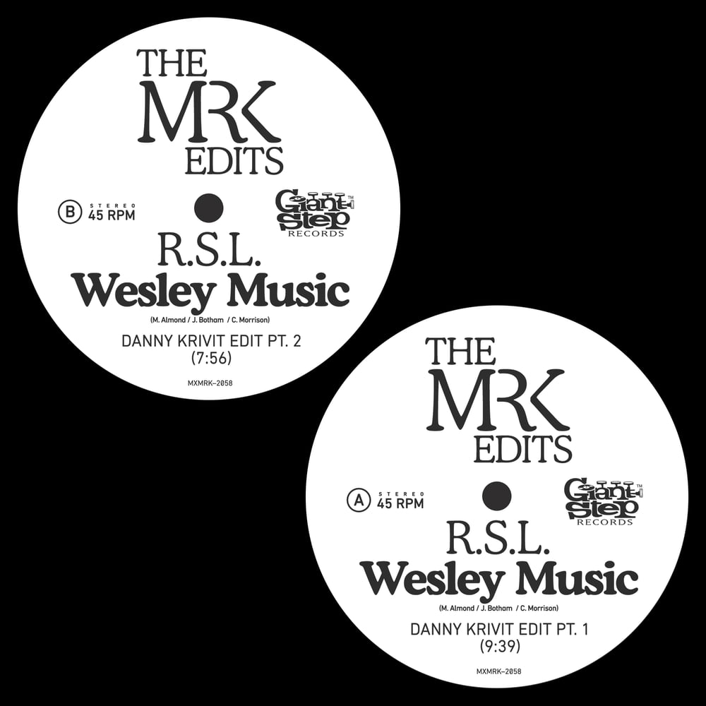 [12"] RSL, Wesley Music (The Danny Krivit Edits) — MXMRK2058