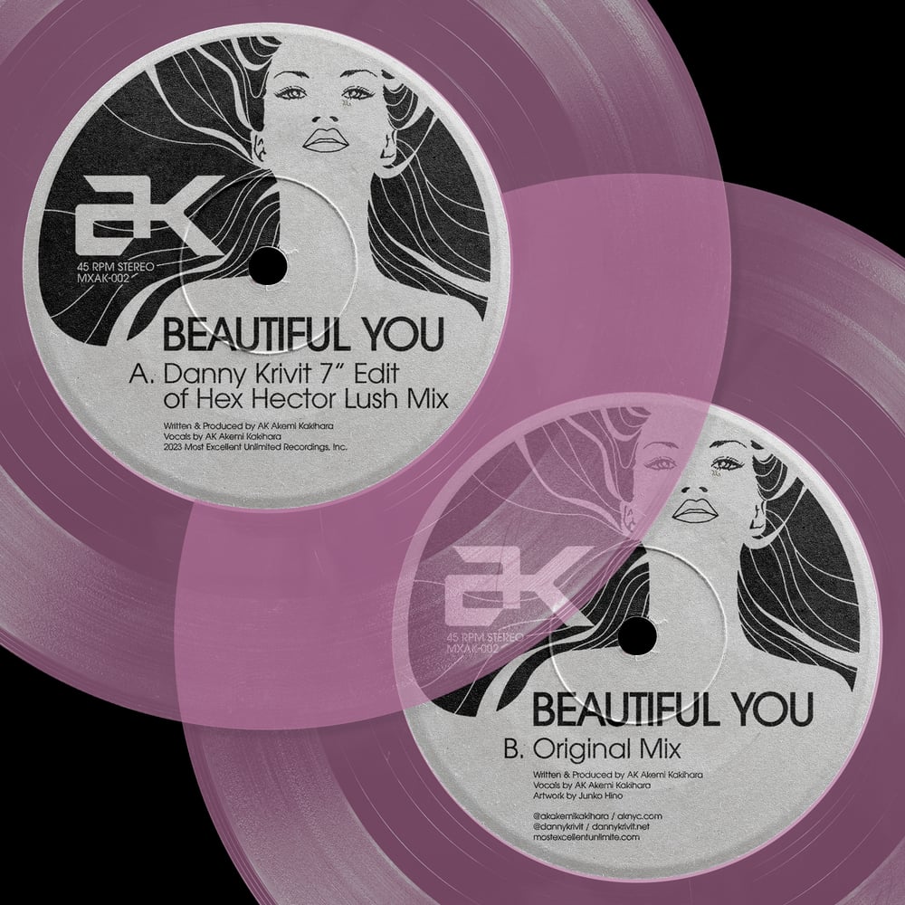 [7"] AK - Beautiful You (Danny Krivit Edits) — MXAK-002 (RSD '23) 