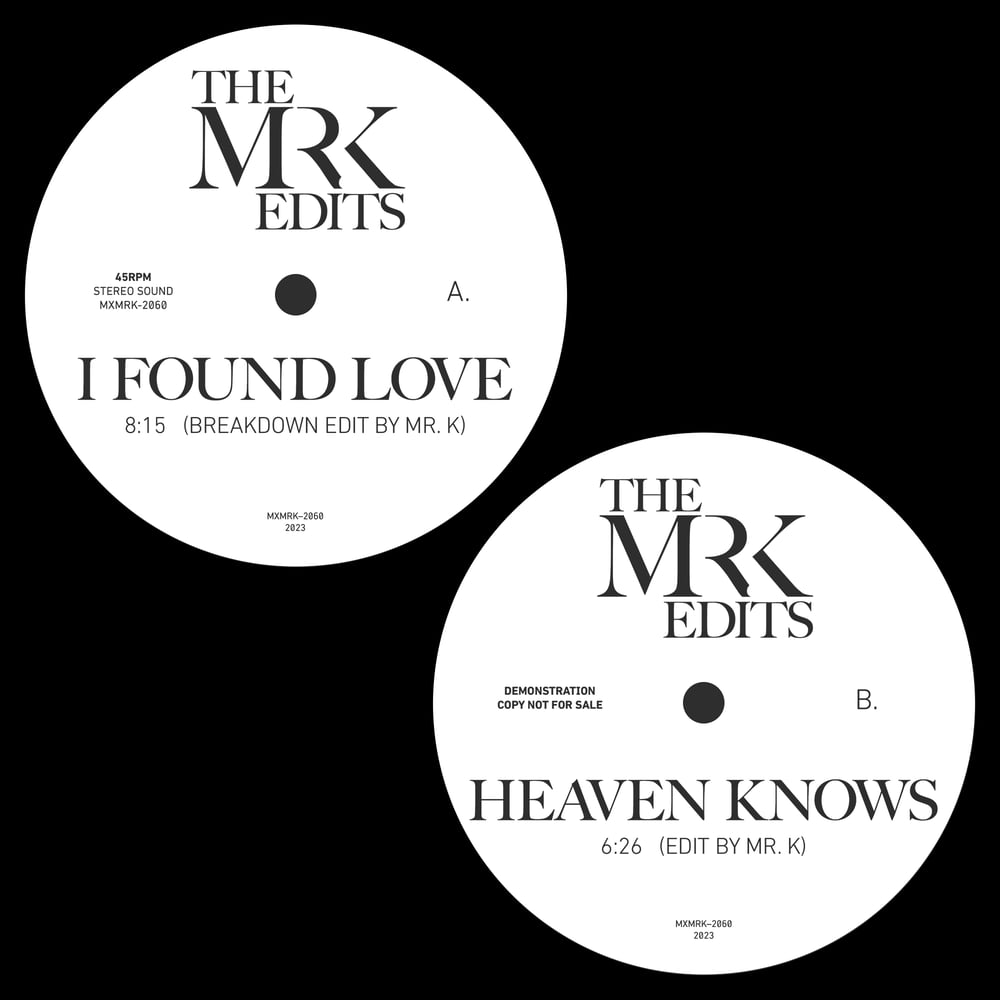 (RSD '23 PRE-ORDER) [12"] I Found Love B/W Heaven Knows — MXMRK2060
