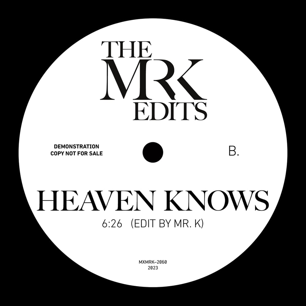 [12"] I Found Love B/W Heaven Knows — MXMRK2060