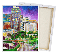 Image 1 of Downtown Raleigh Canvas Print