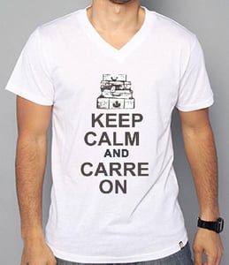 Image of "KEEP CALM AND CARREON" V NECK