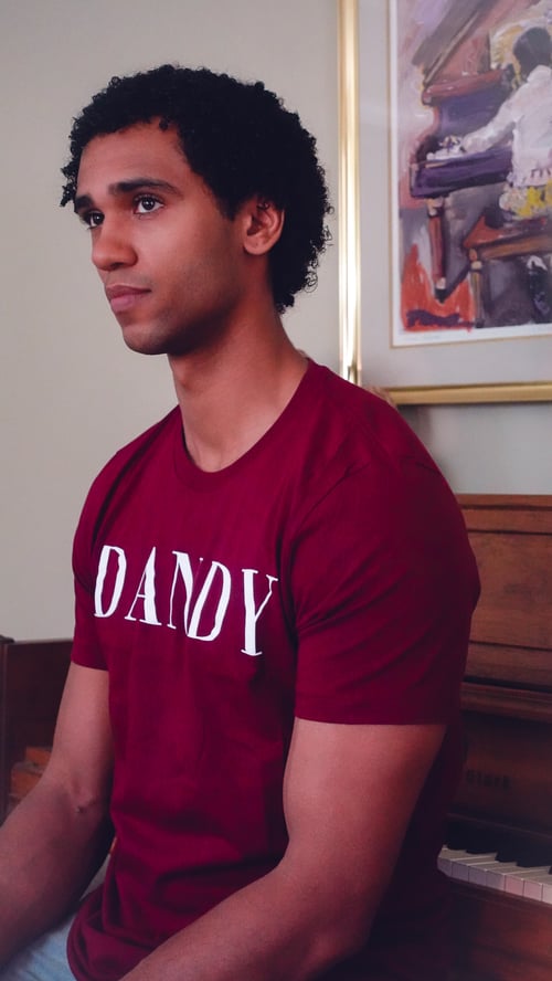 Image of Maroon Vogue DANDY Unisex Tee