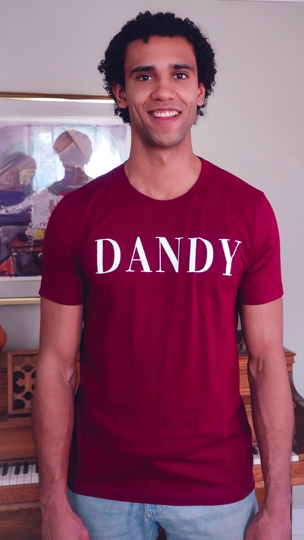 Image of Maroon Vogue DANDY Unisex Tee