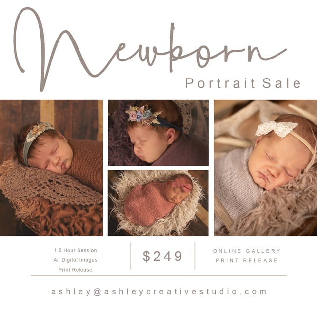 Newborn Role Call! Up to 50% off All Packages!