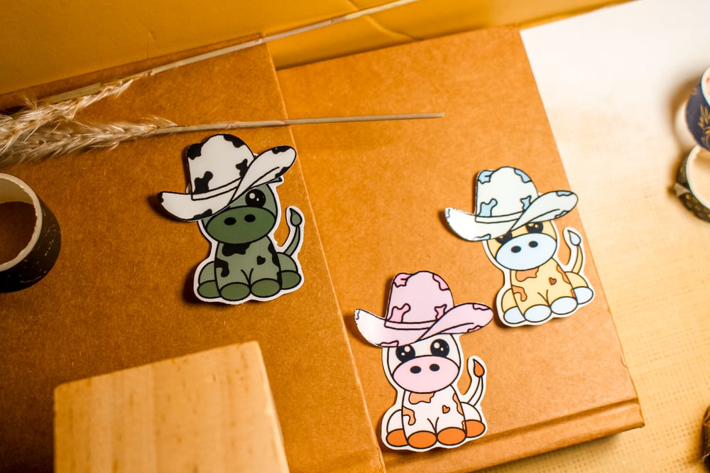 Image of Cow Hats Set of 4 | Cow Collection 