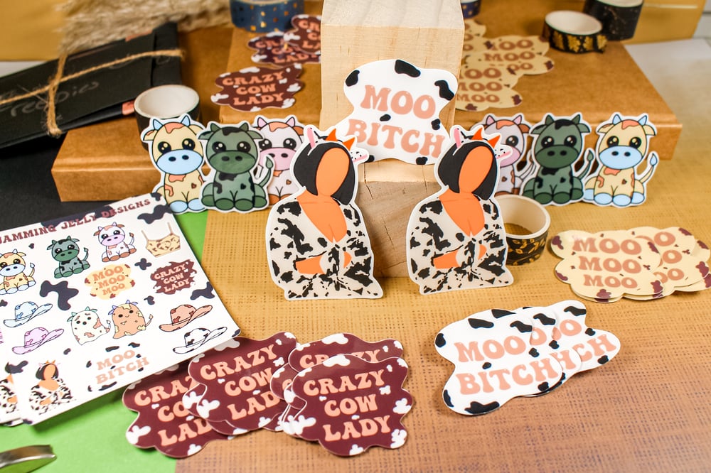 Image of Cow Hats Set of 4 | Cow Collection 