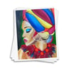Woman of Color Paper Print