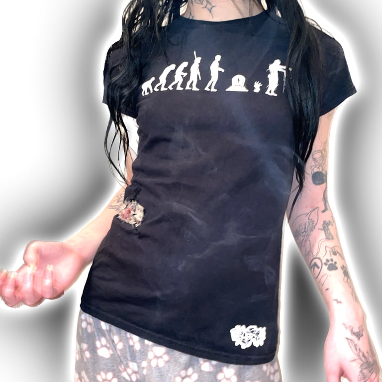 SPAZZ® z0mb!3 evolution tee (custom 1of1)