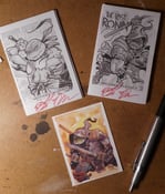 Image of Signed TMNT and LAST RONIN MINI COMIC and RONIN MINI CARD PRINT SET