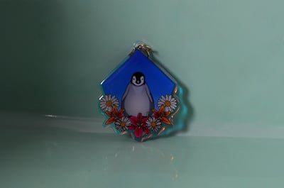 Image of Penguin Acrylic Keychain