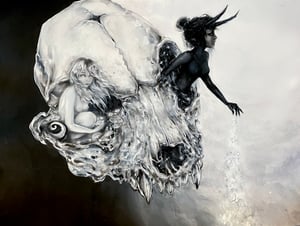Image of "Tiny Little Demon Girls" Original Painting