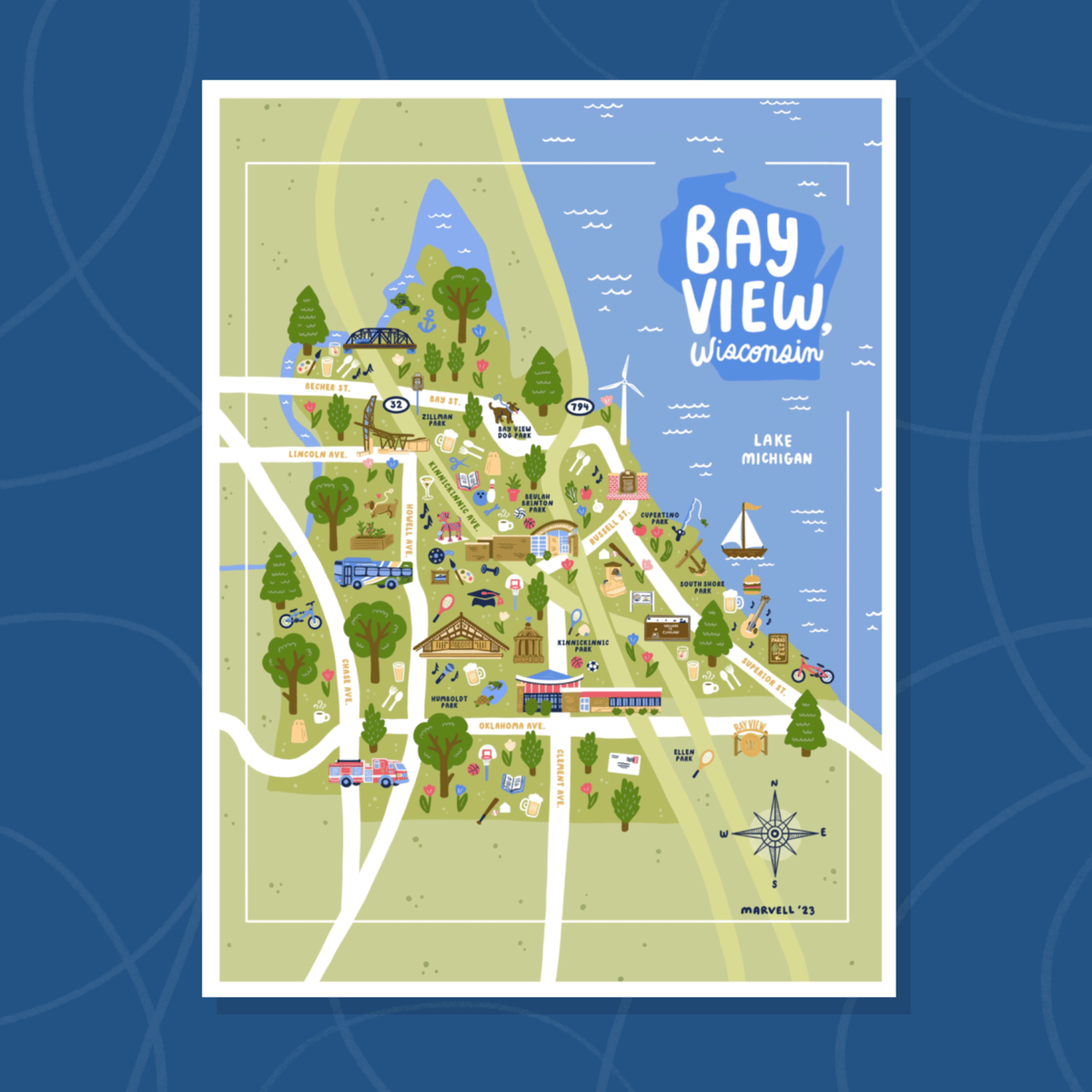 Image of Bay View Map
