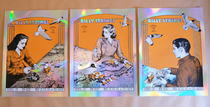  Billy Strings - Atlantic City - Screenprint Foil Variant - Full Set- Feb 16, 17, 18